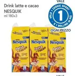 Famila Drink latte e cacao Nesquik offerta
