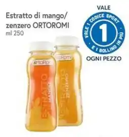 Famila Estratto di mango zenzero ORTOROMI offerta