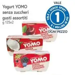 Famila Yogurt YOMO senza zuccheri offerta