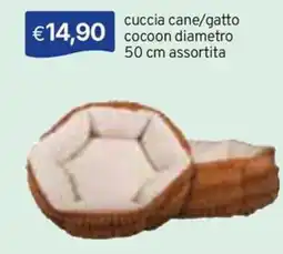 Sirene Blu cuccia cane/gatto cocoon offerta