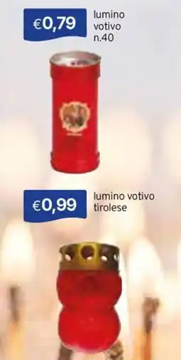 Sirene Blu lumino votivo n.40 offerta