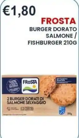 Caramico Frosta burger dorato salmone offerta