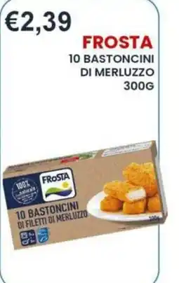 Caramico Frosta 10 bastoncini di filetti di merluzzo offerta