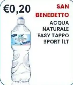 Caramico San Benedetto acqua naturale easy tappo sport offerta