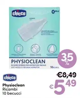 B di Bimbi chicco Physioclean Ricambi offerta