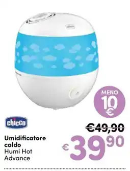 B di Bimbi Chicco Umidificatore caldo Humi Hot Advance offerta