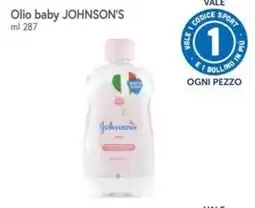 Famila Olio baby JOHNSON'S offerta