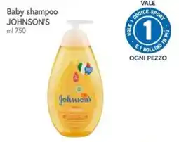 Famila Baby shampoo Johnson's offerta