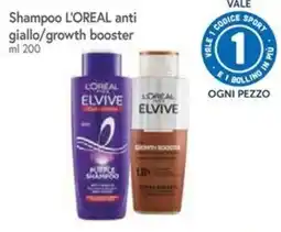 Famila Shampoo L'Oréal anti giallo/growth booster offerta