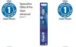 Famila Spazzolino Oral-B Pro clean advanced offerta
