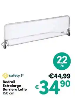 B di Bimbi Bedrail Extralarge Barriera Letto offerta