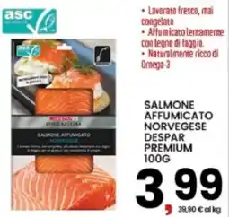 Interspar Salmone affumicato norvegese Despar Premium offerta