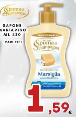 Ferdico Spuma di ciampagna Sapone mani e viso Marsiglia offerta