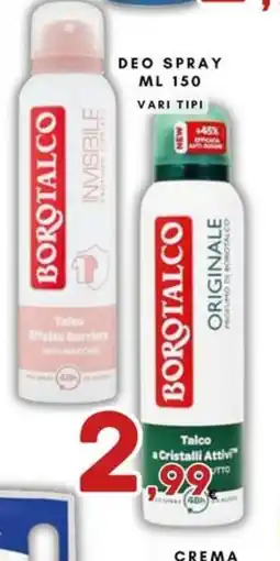 Ferdico Borotalco deo spray offerta