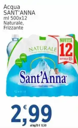 Market Ingross Acqua Sant'Anna offerta