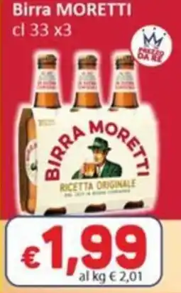 Market Ingross Birra Moretti offerta