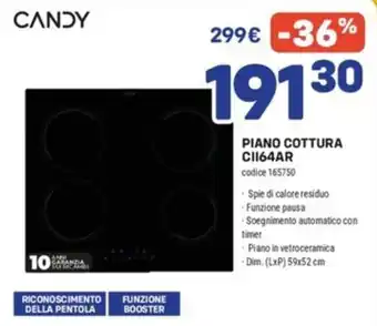 Candy piano cottura