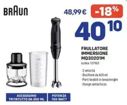 FreeShop Braun frullatore immersione offerta
