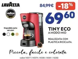 FreeShop Lavazza Tiny Eco a modo mio offerta