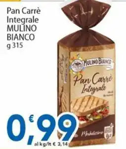 Sidis Pan Carrè Integrale Mulino Bianco offerta