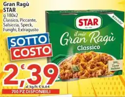 Sidis Star il mio Gran Ragù Classico offerta