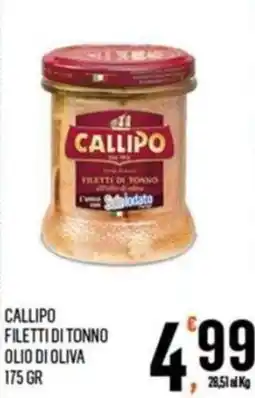 Vibian Callipo filetti di tonno olio di oliva offerta