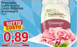 Market Ingross Prosciutto Cotto Scelto Casa Modena Granmagro offerta