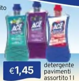 Sirene Blu detergente pavimenti Ace offerta