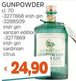 Stop&Shop Gunpowder Irish Gin Vanzan Edition offerta