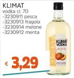 Stop&Shop Klimat vodka pesca offerta