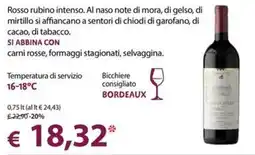 Cadoro Rosso rubino intenso offerta