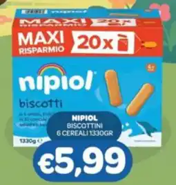 Irys Nipiol biscotti offerta