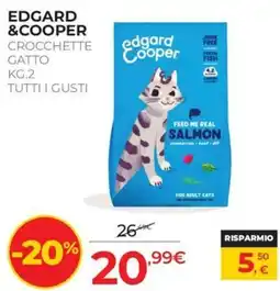Arcaplanet Edgard & Cooper crocchette gatto offerta