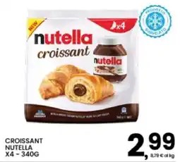 Interspar Nutella croissant offerta