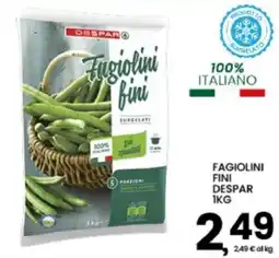Interspar Fagiolini fini Despar offerta