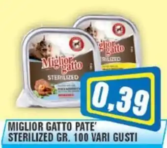 Miglior gatto pate' sterilized