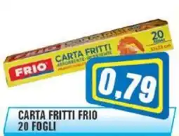Punto Vigas Carta fritti Frio offerta