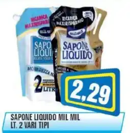 Punto Vigas Sapone liquido mil mil offerta