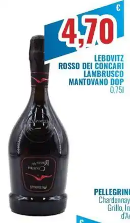 Paladini Otello Supermercato Lebovitz Rosso dei Concari Lambrusco Mantovano DOP offerta