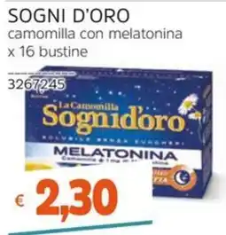 Stop&Shop Sogni d'oro camomilla con melatonina offerta