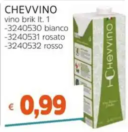 Stop&Shop Chevvino vino brik offerta