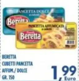 Orizzonte Supermercati Beretta cubetti pancetta affum./dolce offerta