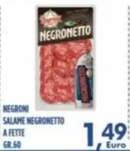 Orizzonte Supermercati Salame Negronetto offerta