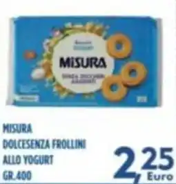 Orizzonte Supermercati Misura dolcesenza frollini allo yogurt offerta