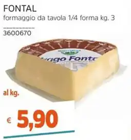 Stop&Shop Fontal formaggio da tavola offerta