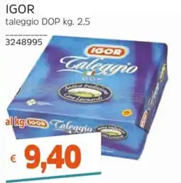 Stop&Shop IGOR Taleggio DOP offerta