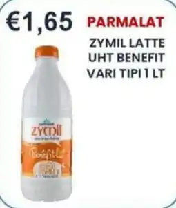 Caramico Parmalat Zymil Latte UHT Benefit offerta