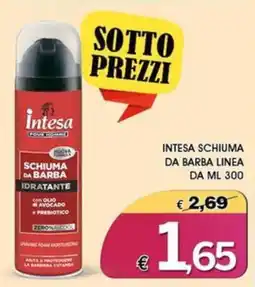 Deter Shop Intesa schiuma da barba linea idratante offerta