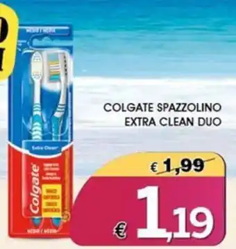 Colgate spazzolino extra clean duo