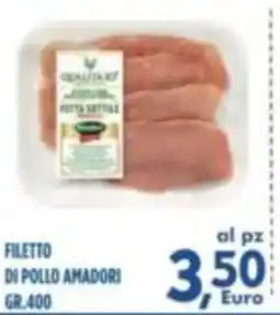 Orizzonte Supermercati Filetto di pollo Amadori offerta